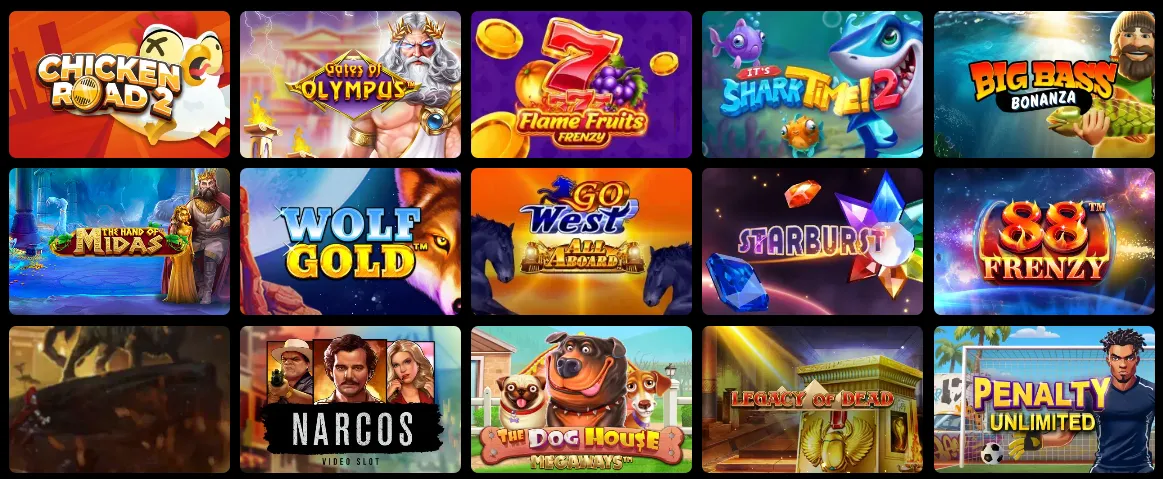 shelbywin casino featured games